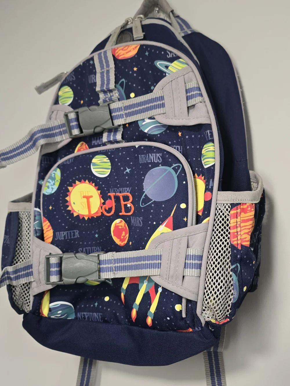 Pottery Barn Kids Space Rocket Mackenzie Backpack, Glows SMALL. Back To School.